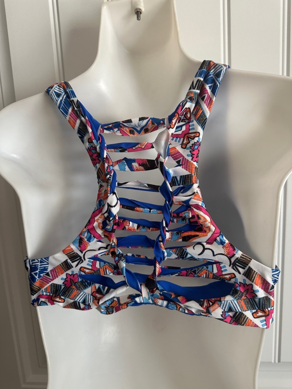 Becca Rebecca Virtue Swim Suit Top Large Appears New